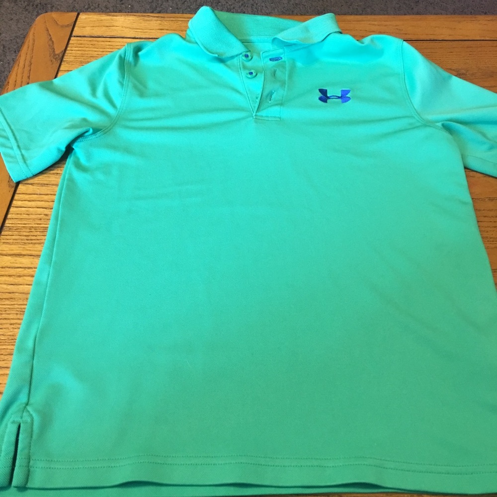 Boys Under Armour Polo Shirt-Lg